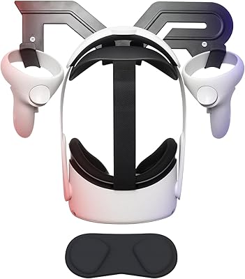 Wall storage support for VR headphones and VR lens cover for meta/oculus quest 2, quest, rift s, hp river g2, htc vive pro, cosmos, valve index, playstation vr 2.. Experience DIAYTAR NIGERIA, where extensive product variety meets pocket-friendly prices and reliable delivery.