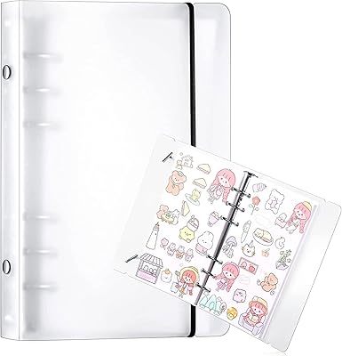 Album of reusable stickers, book of virgin stickers 100 sheets A6 format, cover of transparent stickers, books for storage of books.. DIAYTAR NIGERIA: Where shopping is a pleasure with affordable prices and reliable delivery service.