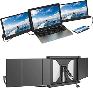 OVIA double screen monitor 12 inch 12 inch 1080p FHD IPS USB-A/Type-C/HDMI and 4 speakers for Switch/PlayStation 5 Compatible with Mac, PC and Laptop 13-16 Inch (P2-) US01- 002).. Shop without limits at DIAYTAR NIGERIA and receive your purchases at budget prices within the week.