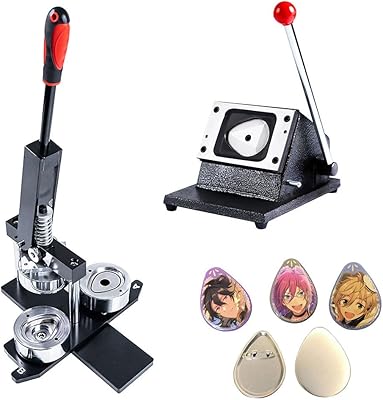 Machine to press buttons in the shape of a water drop, 68 x 56 mm, with 100 parts of buttons, for the manufacture of badges.. DIAYTAR NIGERIA delivers on our promise of extensive selection and budget-friendly nationwide shipping.