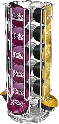 Iwanto coffee strip holders 24 capsules for Nescafé Dolce Gusto (24 capsules, silver).. Navigate through thousands of products at pocket-friendly prices with DIAYTAR NIGERIA's easy-to-use platform.