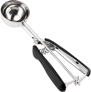 Professional spoon spoon cookie shovel in stainless steel 4 tablespoons, 60 mm, flexible handles, quick clearance, 60 ml.. DIAYTAR NIGERIA: Where every Nigerian finds affordable products delivered within the week.