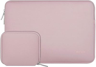 Waterproof bag for MOSISO laptop with small bag for accessories, baby pink 13-13.3 inches.. DIAYTAR Nigeria delivers happiness in 5–8 days, no matter what you buy.