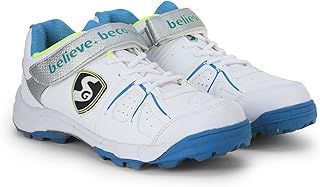 Hilite men's stadium cricket shoe, white/lime/aqua, UK 7.. DIAYTAR NIGERIA puts thousands of products at your fingertips with affordable prices and delivery within a week.