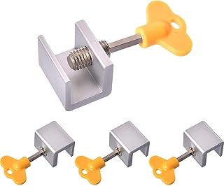 Set of 4 Daeyong window locks, sliding window locks, door frame, aluminum alloy safety lock with keys.. DIAYTAR NIGERIA makes online shopping accessible with our comprehensive platform and prompt delivery service.