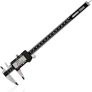 NIKO Foot with electronic digital slide 01408A, size 8 inch, extra wide screen | 0-8 inches | Inch/fractional/millimeter conversion | Polished stainless steel.. Unlock access to a wide range of products with DIAYTAR NIGERIA's affordable e-commerce platform.