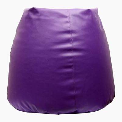 Pouf pear in imitation leather I -Bed Home - Violet, 80 * 50 cm.. Shop the future with DIAYTAR NIGERIA - thousands of products, unbeatable prices, delivery within a week.