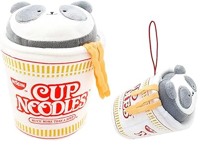 [2 in 1] nissin x years plush corn rolls in plush, set of 2 for children (set pandare).. DIAYTAR NIGERIA: Bringing quality products to every Nigerian with affordable nationwide delivery.