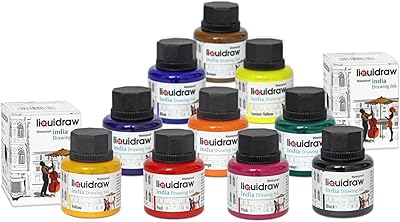 Set of inks with liquid prime color, waterproof, batch of 10 assorted colors, 35 ml.. Discover endless possibilities with DIAYTAR NIGERIA's comprehensive catalog and reliable delivery service.