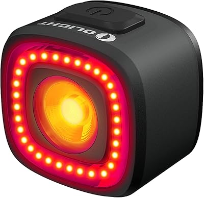 Rear light of intelligent rechargeable bike by USB O-Lite RN 120 Lumens with ambient light sensor, view of 260 degrees for road, urban and daily, waterproof IPX6 travel.. Experience hassle-free shopping with DIAYTAR NIGERIA's user-friendly platform and prompt delivery service.