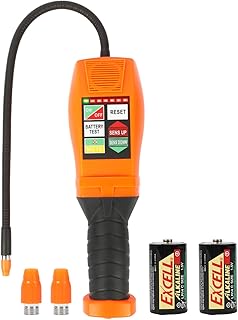 Ideas of refrigerant leak detector, 0.1 ounce/year, leak detector from Fréon R134A R410A R22 SF6 HVAC Halogen gas leak (battery included).. Experience shopping satisfaction with DIAYTAR NIGERIA's vast selection and nationwide delivery service.