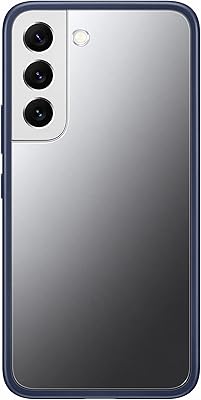 Official framework cover Samsung S22 Navy.. Experience retail therapy without the financial stress at DIAYTAR NIGERIA's affordable e-commerce platform.