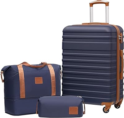 Light TSA Light Cart Luggage, TSA lock travel bag, includes 1 travel bag and 1 toiletry bag, blue/brown, 24 inch luggage set, unisex.. Transform your shopping experience with DIAYTAR NIGERIA's vast product selection delivered at unbeatable prices.