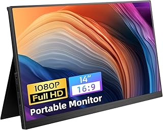 External portable gaming monitor FHD 1080P 14 inch IPS with USB-C port, Ultra fine laptop monitor for laptop, computer, Xbox, PS4, PS5.. Skip the traffic, shop online — DIAYTAR Nigeria brings it to you.