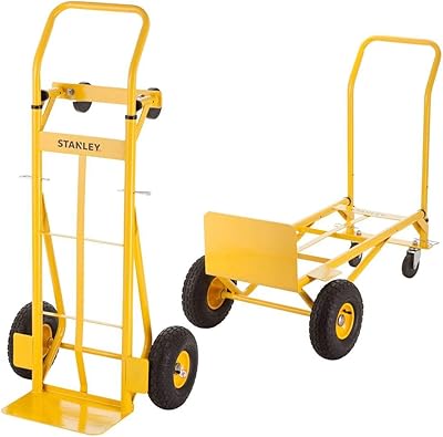 Multipurpose steel truck Stanley SXWTD-MT519, yellow, 150/200 kg.. DIAYTAR NIGERIA makes online shopping accessible with our comprehensive platform and prompt delivery service.