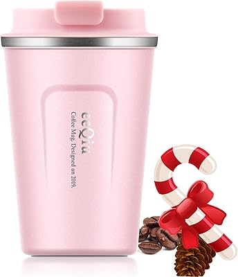 Eeqiu thermal coffee cup 14 oz 100 % waterproof.. DIAYTAR NIGERIA connects your desires with reality through our affordable e-commerce platform and quick delivery.