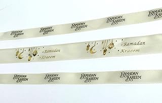 Ramadan Kareem and Eid Mubarak Ramadan and Ramadan party packaging ribbons - Ramadan party supplies - Golden letters ribbons for party decoration - EID and Ramadan gift packaging ribbons, 3 rooms R62.. Your digital shopping companion, DIAYTAR NIGERIA offers exceptional value with delivery in less than 8 days.