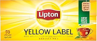 Lipton Yellow Label tea - 25 black tea sachets.. Big selection, small prices — shop now on DIAYTAR Nigeria.