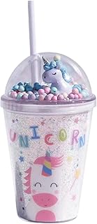 Bottle of unicorn water with colored bubbles and a real 3D straw cup.. Explore fashion, tech, home goods, and more on DIAYTAR Nigeria — always affordable, always fast.