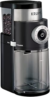 Precision mill above flat Krups for drip/espresso/Pour/cold infusion, 12 cups, black.. Great deals and fast delivery — the DIAYTAR Nigeria guarantee.