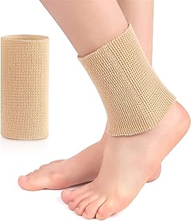 Ankle sleeve in a gel tube, compression sleeve, ankle protection scales for figure skating, rollerblading, horse riding, foot support socks with free cut (5 x 3.2 inches) (skin).. Fast, affordable, and reliable — that’s the DIAYTAR Nigeria experience.
