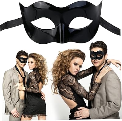 Amosfun facial mask for men for masquerade, dancing evening, black Tuesday glasses, Christmas decoration.. Experience the DIAYTAR difference with our vast product selection and delivery within 5-8 days.