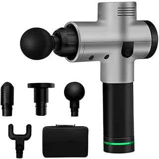 Yonsei portable muscle massage pistol for deep tissue massage, therapy pistol for exercise, relief of muscle pain and body shaping, professional personal masseur with 4 massage heads.. Discover a new way to shop with DIAYTAR NIGERIA's comprehensive marketplace and quick delivery options.