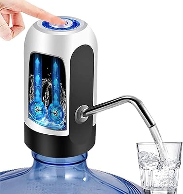 Yumim Automatic Rechargeable Drinking Water Distributor Universal Wireless with quick pumping electric water pump, universal water pump (white-1).. DIAYTAR NIGERIA delivers on convenience and affordability with our reliable nationwide shipping.