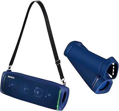 Silicone protective case for Sony SRS-XB43 and Extra Bass with strap.. DIAYTAR NIGERIA makes quality accessible with low prices and reliable 5-8 day nationwide delivery.