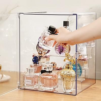 Time Care Organizer of acrylic perfume, anti-dust spokeswoman, 5-layer make-up organizer, Polish perfume storage box, makeup organizer, dust cosmetic box.. DIAYTAR NIGERIA: Where every shopping need is met with affordable prices and reliable 5-8 day delivery.