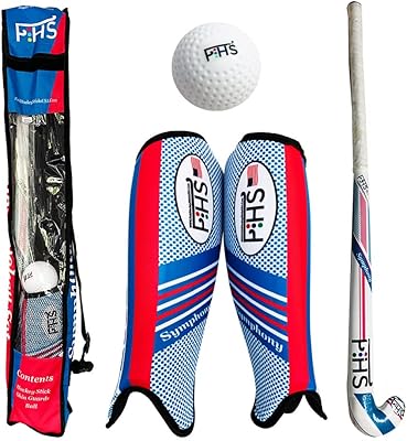 Symphony wooden grass hockey set, hockey stick, tibia protector, hockey ball, tinning children's transport bag.. Experience shopping freedom with DIAYTAR NIGERIA's comprehensive marketplace delivered within 8 days.