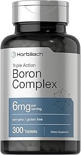 Triple bore 6 mg supplement | 300 tablets | Vegan, GMO -free and gluten -free | Triple action boron citrate, boron glycinate, boron liquid | by horbach.. Everything you need is just a click away with DIAYTAR Nigeria — shop now and receive your order in days.