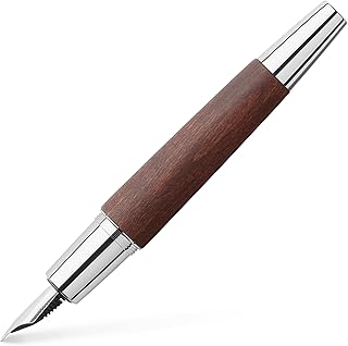 Faber-Castell I-Motion feather pen with wooden point, F, dark brown.. DIAYTAR NIGERIA transforms online retail with unbeatable prices and consistent delivery timeframes.
