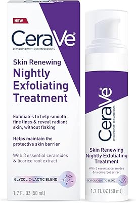 Cerave anti-aging face serum with glycolic acid, lactic acid and ceramides | Face brunette stains corrector | 1.7 ounce, 1.7 fl oz (1).. Shop smarter with DIAYTAR Nigeria — affordable prices and a wide product range delivered in just 5 to 8 days.