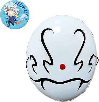 Cosplay mask Rimuru Tempest for men, Cosplay mask in PVC 2022 with pin Halloween.. DIAYTAR NIGERIA brings the marketplace to your home with budget-friendly prices and nationwide delivery.