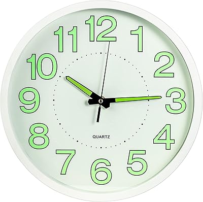Moistar silent wall clock without 12-inch bright tick-tac.. Experience the DIAYTAR difference with our vast product selection and delivery within 5-8 days.