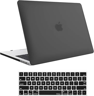 Procase protection shell for MacBook Pro Versions 2019, 2018, 2017 and 2016 with keyboard cache for MacBook Pro with or without Touch Bar and fingerprint sensor, Black MacBook Pro 15 (A1707).. Your complete marketplace solution, DIAYTAR NIGERIA offers unbeatable value with delivery within the week.