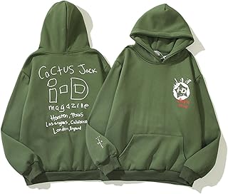 Sweatshirt in fleece Cactus Jack Stranger Things for Men, Large Size, Streetwear Harajuku, relaxed hooded sweatshirt.. Your complete shopping solution, DIAYTAR NIGERIA offers extensive variety with budget-friendly delivery.