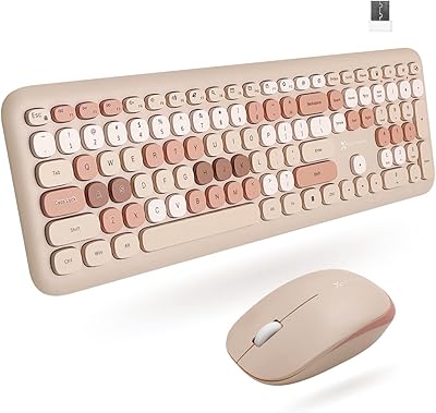 Keyboard combo and colorful mouse X9 Performance - Wireless 2.4 GHz - Transform your space with a nice keyboard and wireless keyboard (110 keys and 18 shortcuts) - for PC and chrome (brown).. Skip the lines and shop online — DIAYTAR Nigeria delivers to your door in days.