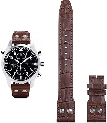 Adkgd 21 mm 22 watch bracelet in Italian cowhide leather.. Discover endless possibilities with DIAYTAR NIGERIA's extensive product range and affordable shipping.