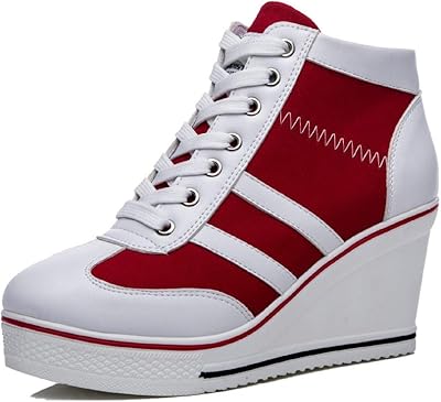 Wedge sneakers woman high heels boots.. The smarter way to shop online in Nigeria is through DIAYTAR Nigeria.