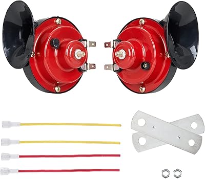 Kikuo 2 -room snail Klaxon, super strong train horn for electric car car truck electric air, ABS raw materials, easy to install, steel castanets in manganese to ensure sound quality, resistance to high temperatures.. Shop smart, shop DIAYTAR - Nigeria's most affordable e-commerce platform with nationwide delivery.