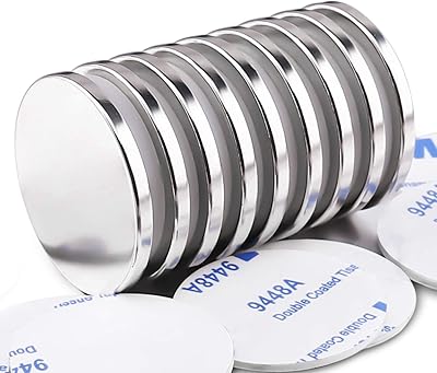 Super powerful neodymium disk magnet, powerful magnet in rare land N52 - 1.25 "x 1/8", package of 12.. Nigeria's favorite online shopping platform, DIAYTAR offers unbeatable prices and delivery within a week.