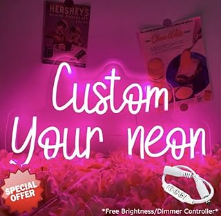 Personalized neon sign sign for all personal options with AC adapter (12 V) (5 letters (8 x 16)).. DIAYTAR NIGERIA connects your desires with reality through our affordable e-commerce platform and quick delivery.
