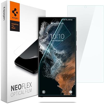 Spigen Neo Flex optical screen protector designed for Samsung Galaxy S22 Ultra (2022) [2] - Flexible shell adjusted shell.. Nigeria's most diverse e-commerce platform delivers quality and affordability to your doorstep in 5-8 days.