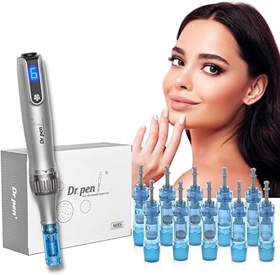 Professional Kit of Microneedling Dr. Pen Ultima M8S - Authentic multifunction -free beauty pen - Reliable skin care tool kit - 0.25 mm 12 pins х2 + 36 pins х2 + 42 pins х2 + rnano x2 + snano x2.. Shop with purpose at DIAYTAR NIGERIA and receive your purchases at unbeatable prices within the week.