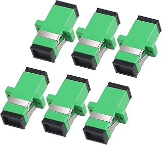 6 fiber optic adapter pieces monomod (SM) SC female to SC female adapter ABC Simplex connector Internet Internet connector.. Nigeria’s trusted store online — DIAYTAR Nigeria never disappoints.