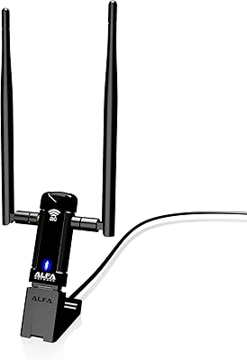 USB WiFi 3.0 WiFi adapter AC1200 Longring Double Longring Band with 2 External antennas 5 DBI - 2.4 GHz 300 Mbps/5 GHz 867 Mbps - 802.11ac and B, G.. Experience the DIAYTAR difference with our vast product selection and delivery within 5-8 days.