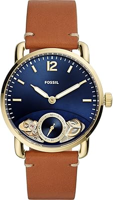 Automatic watch for men with chronograph display and leather bracelet me1167, golden, modern.. Looking for a deal? DIAYTAR Nigeria has thousands waiting for you.