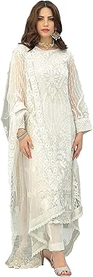Semi-Cousu Georgette Wedding Costume for Women by Shafnufab® (costume.. Discover shopping made simple with DIAYTAR NIGERIA's comprehensive platform and nationwide delivery service.